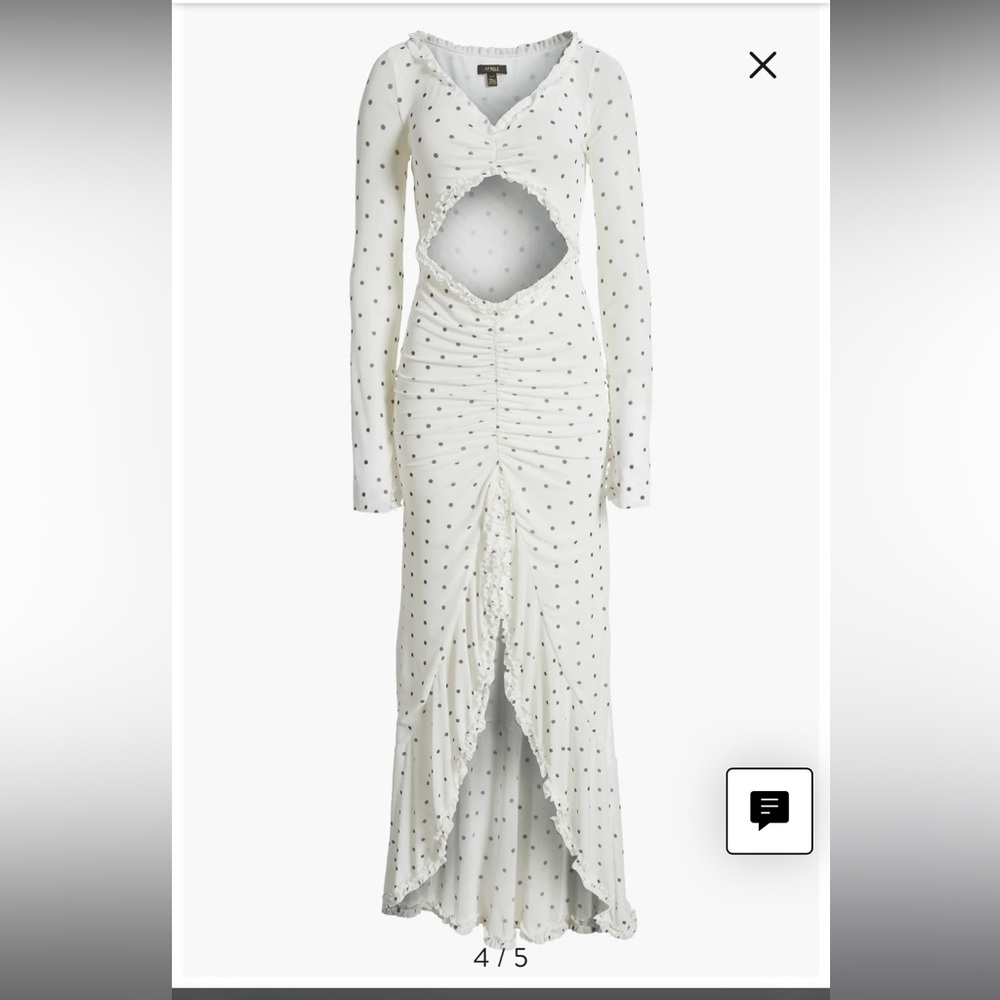 White Polka Dot Dress